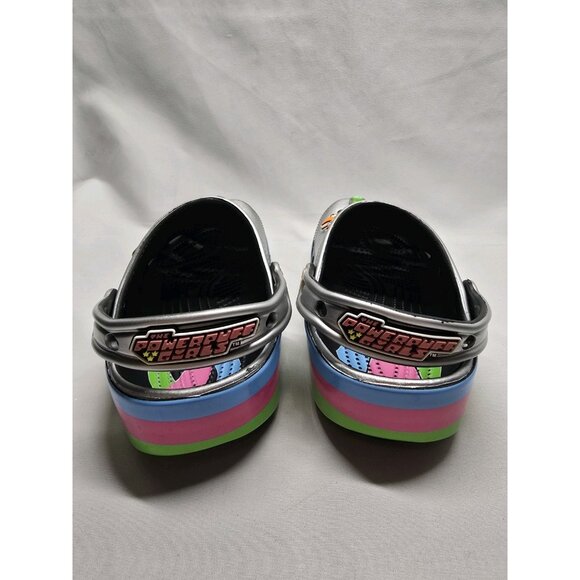 KIDS CROCS Powerpuff Girls CLASSIC CLOG Size JR 2 - Picture 9 of 14